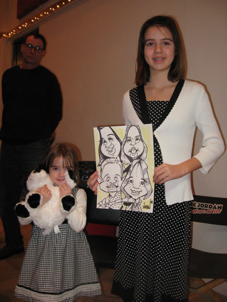 group of 4 caricatures group of 4 caricatures