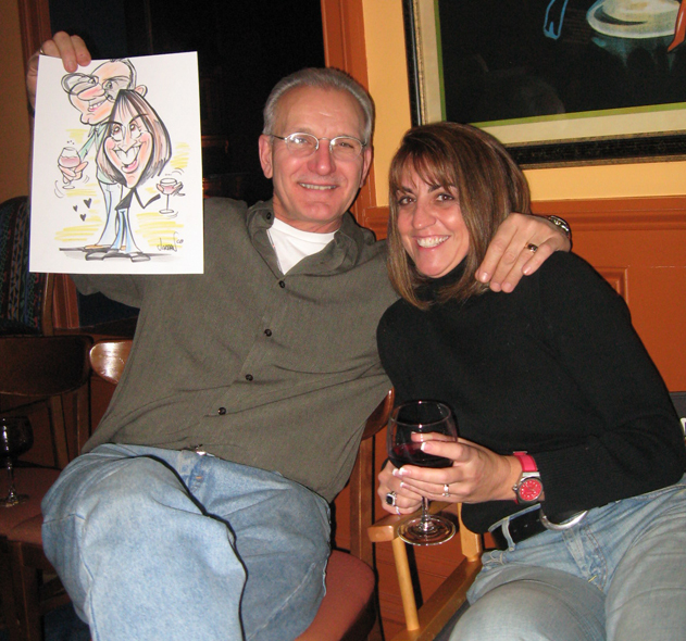 caricatures by Angie Jordan