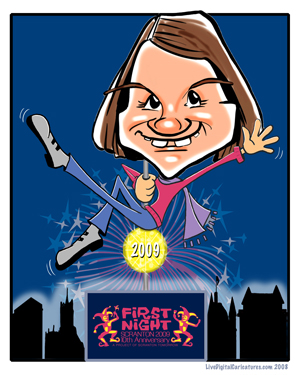 angie jordan digital caricatures