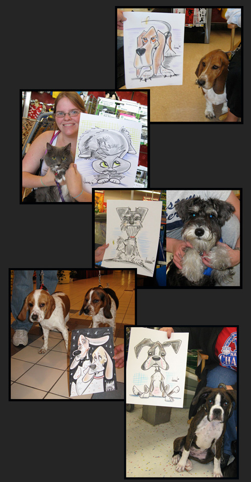 Pet Caricatures by Angie Jordan