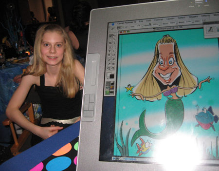 Digital Caricatures by Angie Jordan Digital Caricatures by Angie Jordan