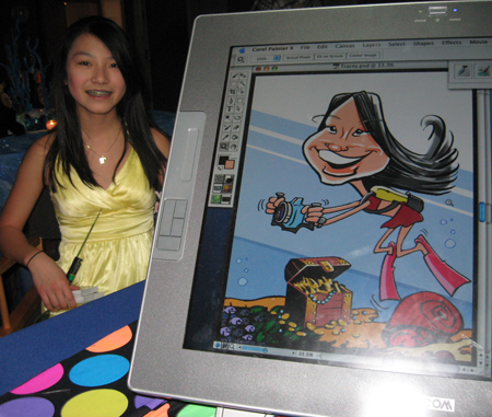 Digital Caricatures by Angie Jordan Digital Caricatures by Angie Jordan