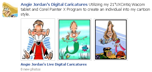 Angie's Live Digital Caricatures