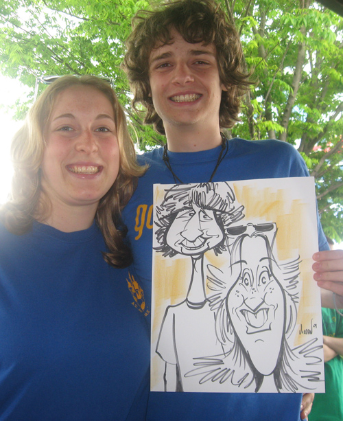 Black and white caricatures by Angie Jordan Black and white caricatures by Angie Jordan