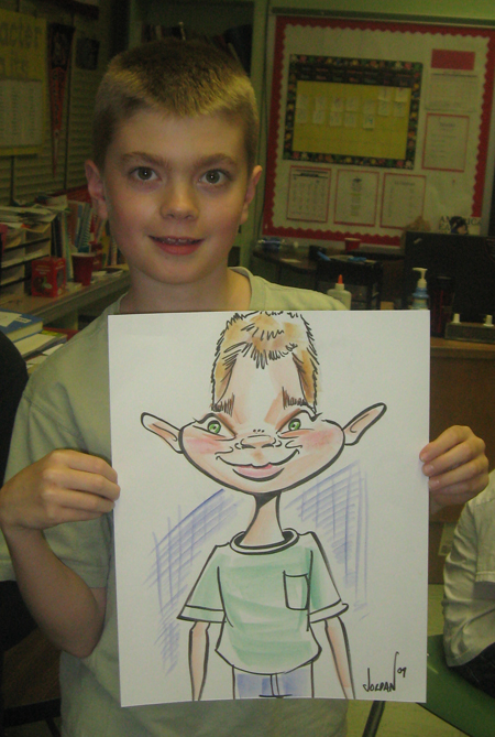Live Party Caricatures by Angie Jordan