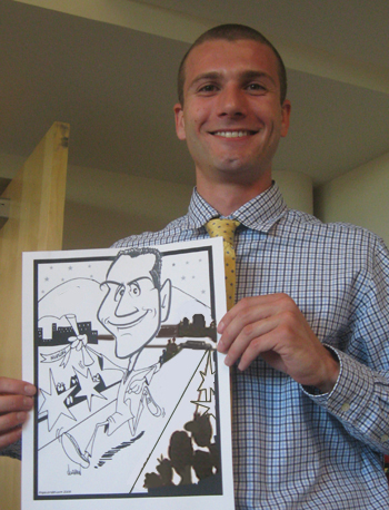 University caricature by angie jordan University caricature by angie jordan
