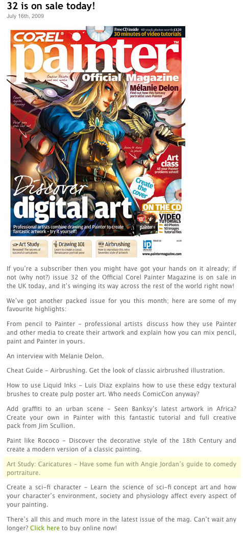 Angie Jordan's Art Study Painter Mag #32 Angie Jordan's Art Study Painter Mag #32