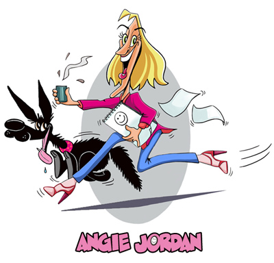 angie jordan and Zoe digital cartoon