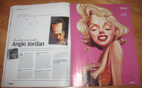 Angie Jordan Painter Magazine review, July 2009 Angie Jordan Painter Magazine review, July 2009