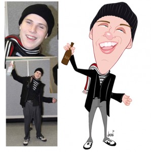 noises off cartoon character by angie jordan