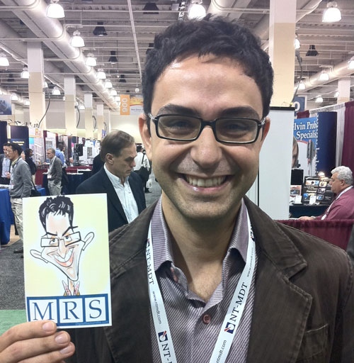 Live Digital Caricatures for trade show with artist Angie Jordan