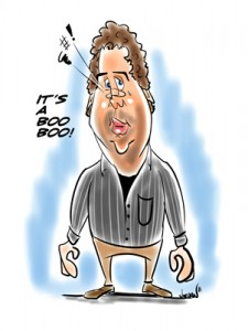 Rick cartoon by digital artist Angie Jordan